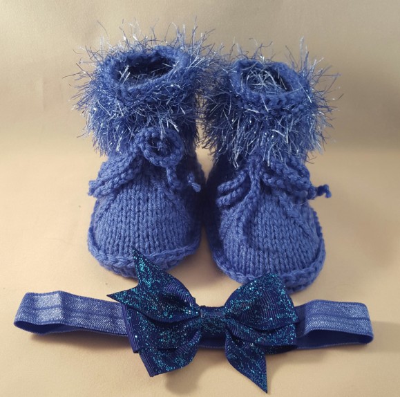Buy Designer And Comfortable Knitted Baby Booties From Nadia’s Boutique